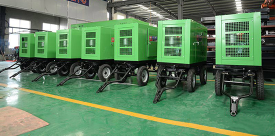 Mobile Trailer Marine Genset